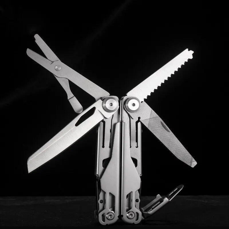 Multifunctional Pliers Outdoor Home Compact Portable Emergency Folding Knife Pliers Wrench Tool Car Portable Pliers Tool