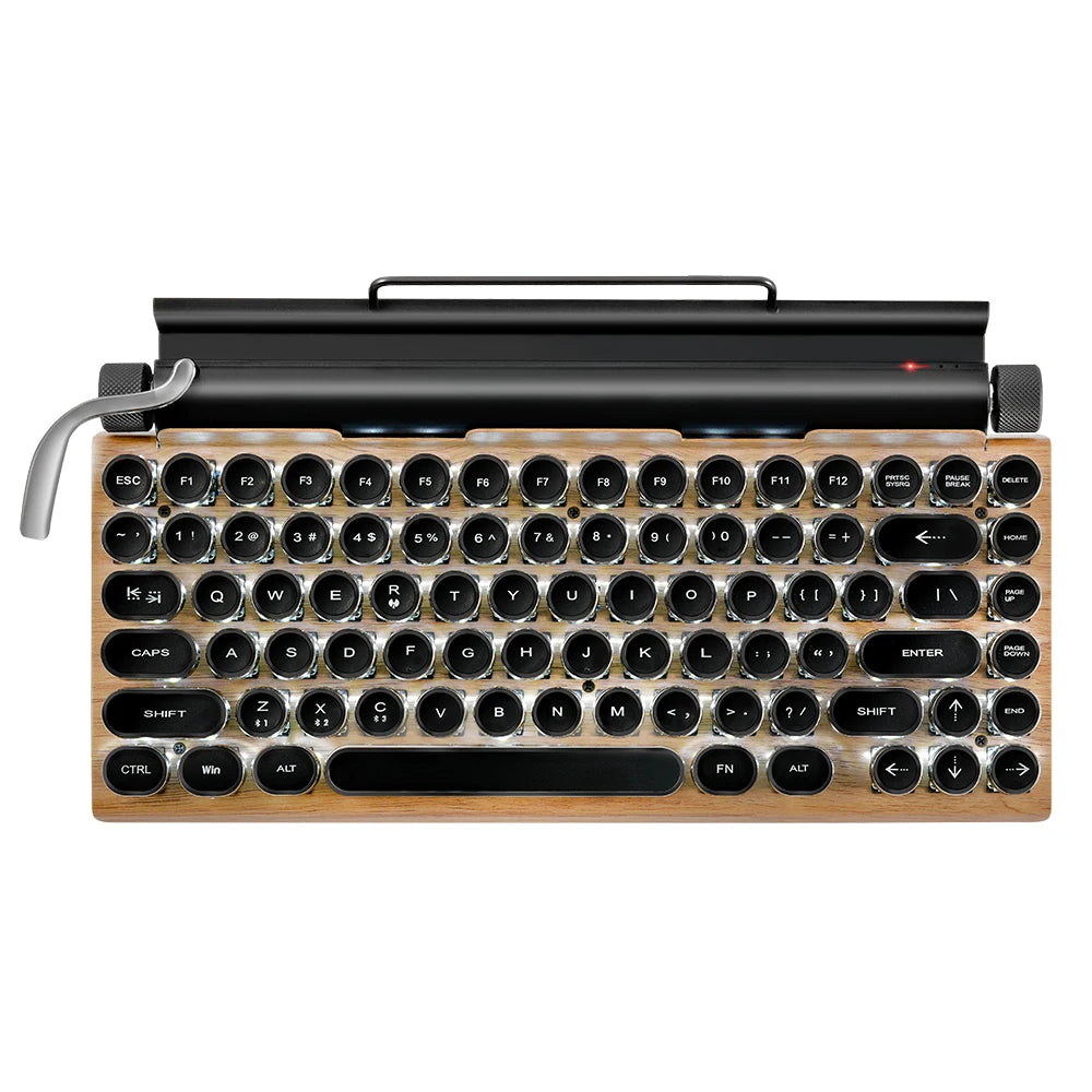 Retro Bluetooth Typewriter Keyboard