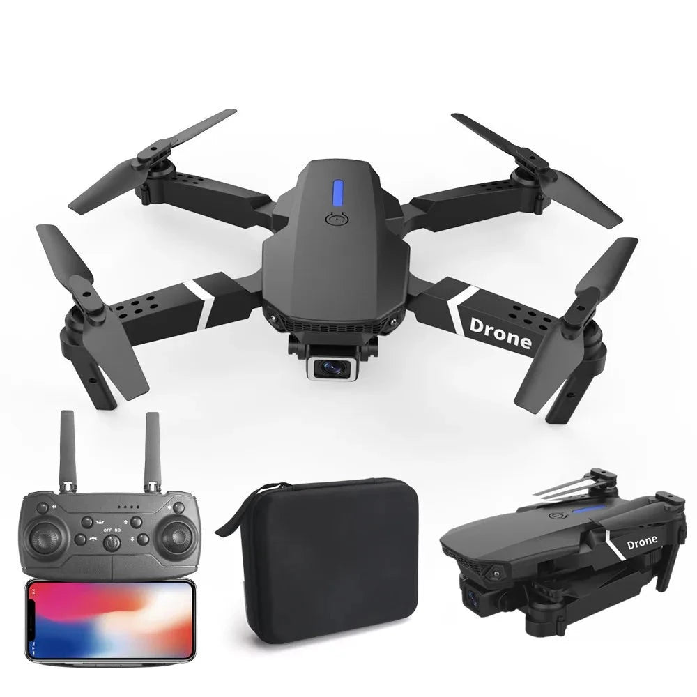 Professional Drone E88 4k Dual Camera.