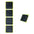 high powered portable solar panel 40w yellow