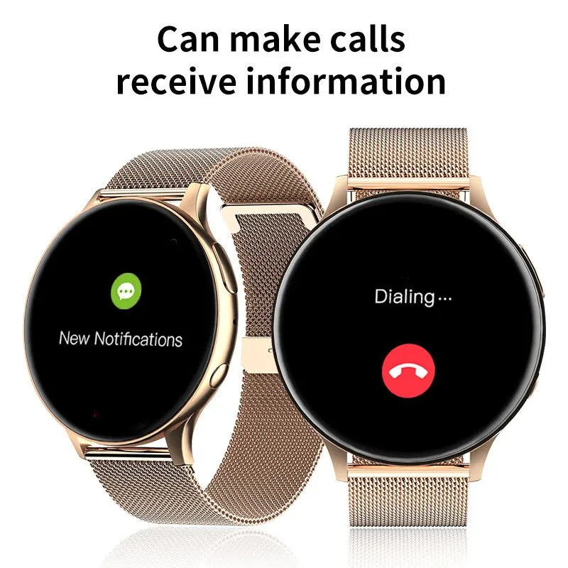 Unisex Smartwatch: Health Tracking, Bluetooth Calls, IP67 Waterproof