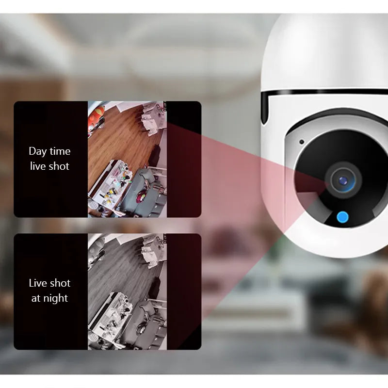 5G Wifi E27 Bulb Surveillance Camera.