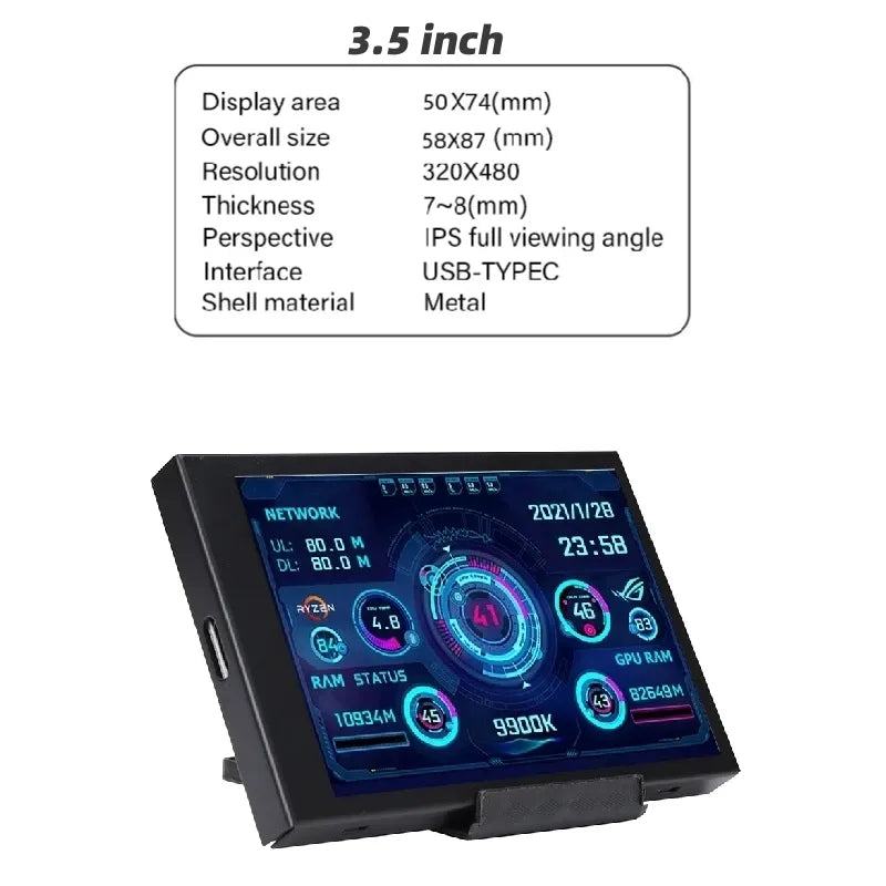 Computer Secondary Monitor Infomation