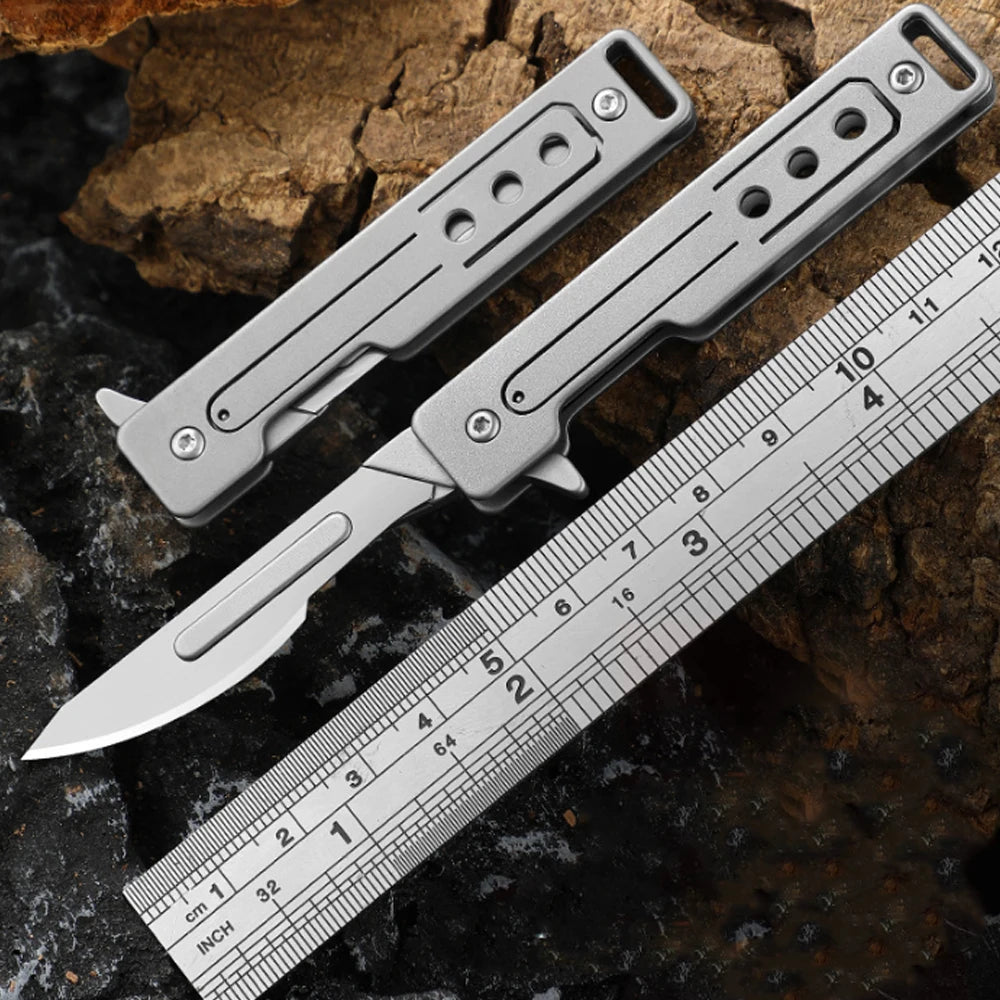 Titanium Alloy keychain Knife.