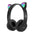 Wireless Headphones Cat Ear Bluetooth-Compatible Helmets Stereo Bass Over-Ear Headsets Sports Headphones for Kids and Adult