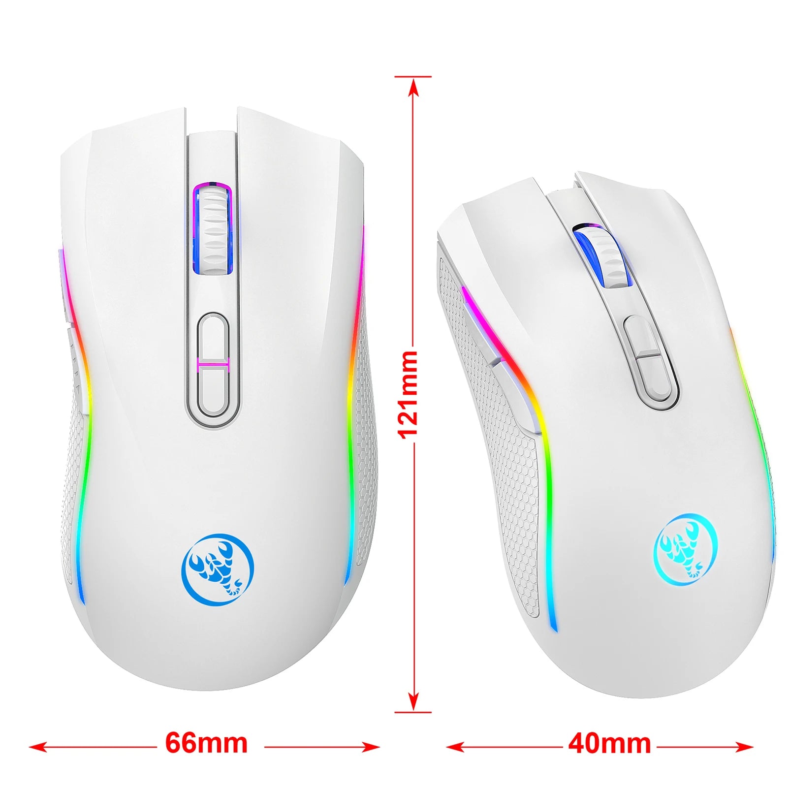 T69 Wireless RGB Gaming Mouse 4800DPI